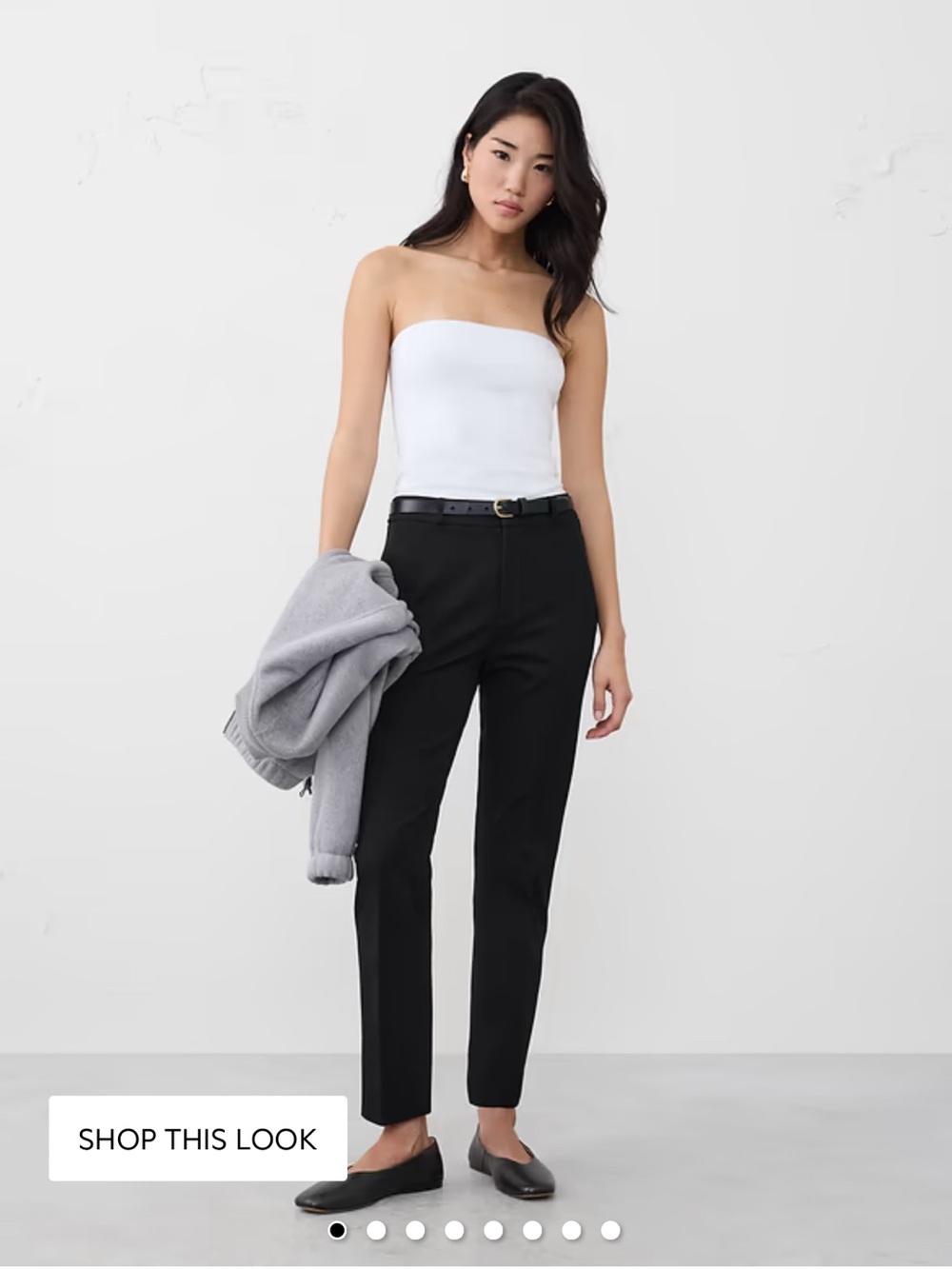 Banana Republic Sloan Black Tailored Slim Pants